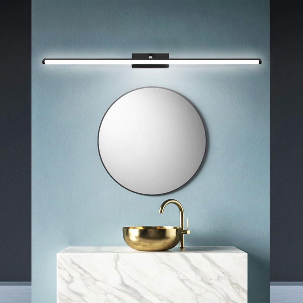 BADRUMSVÄGGLAMPA LED ÖVER SPEGEL 20W 100CM APP375-1W SVART