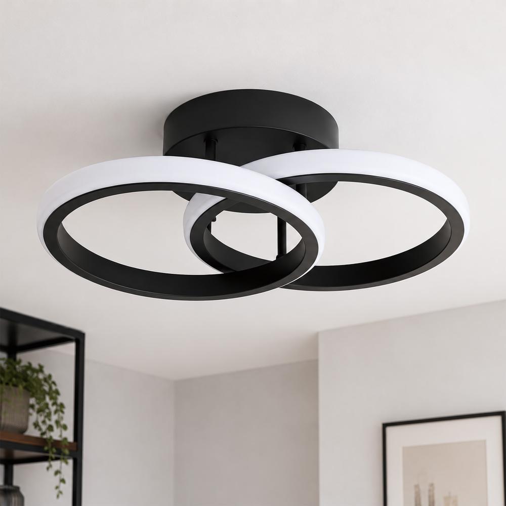 LED taklampa LHJ121-C Svart