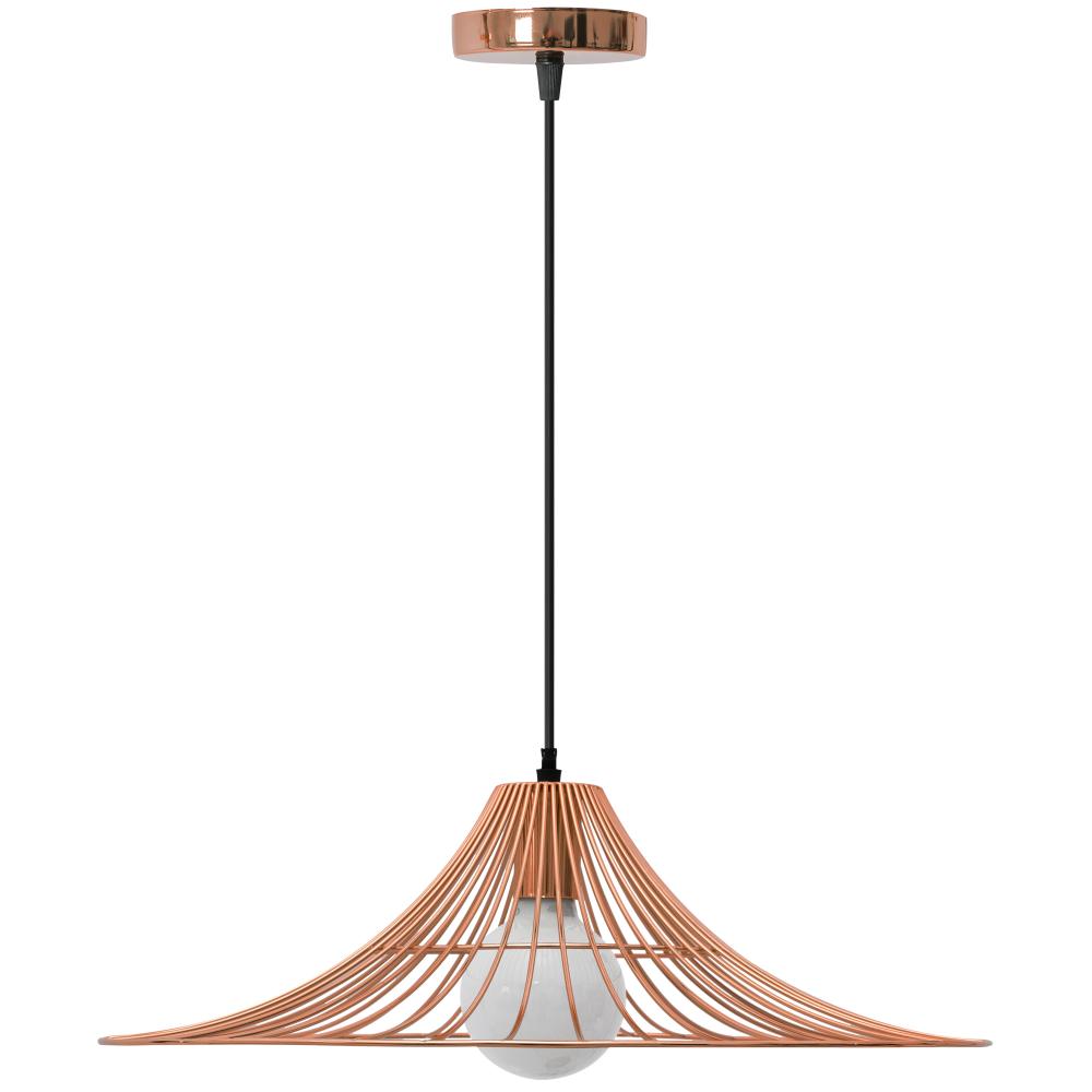 Plafondhängd Taklampa Platt Rund Loft APP483-1CP Roséguld