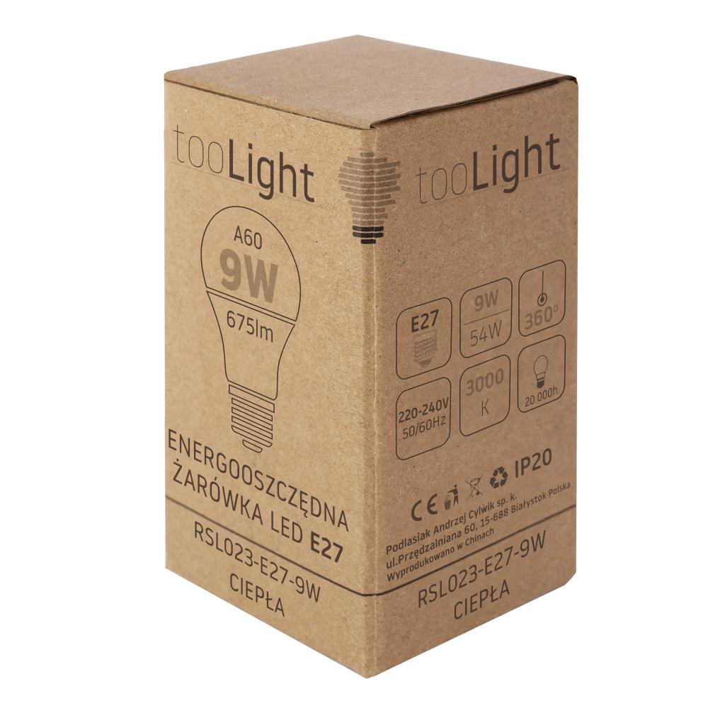 LED-lampa Varm E-27 9W RSL023