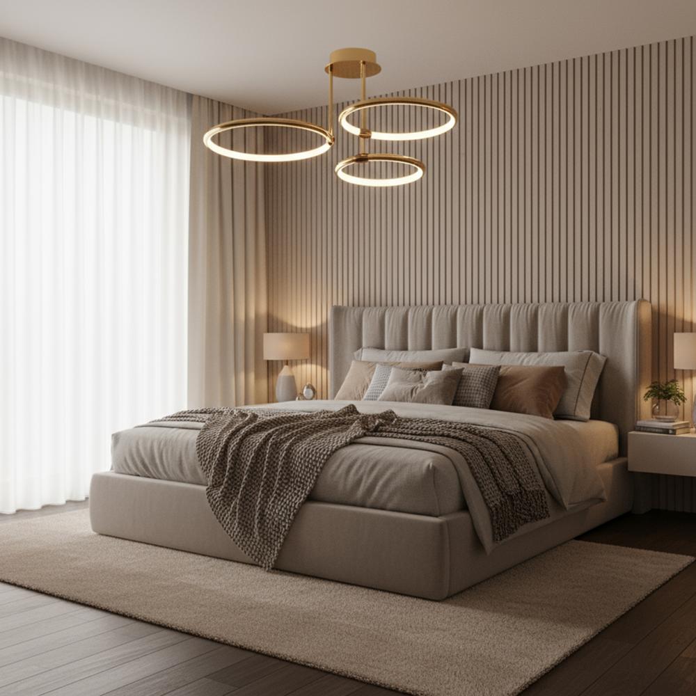 Taklampa G122-3C LED-plafond GULD