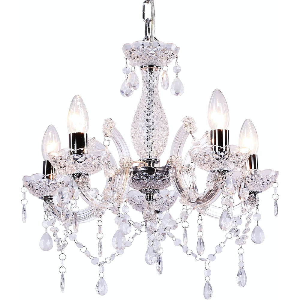 HÄNGANDE TAKLAMPA EBT004-5CP TRANSPARENT