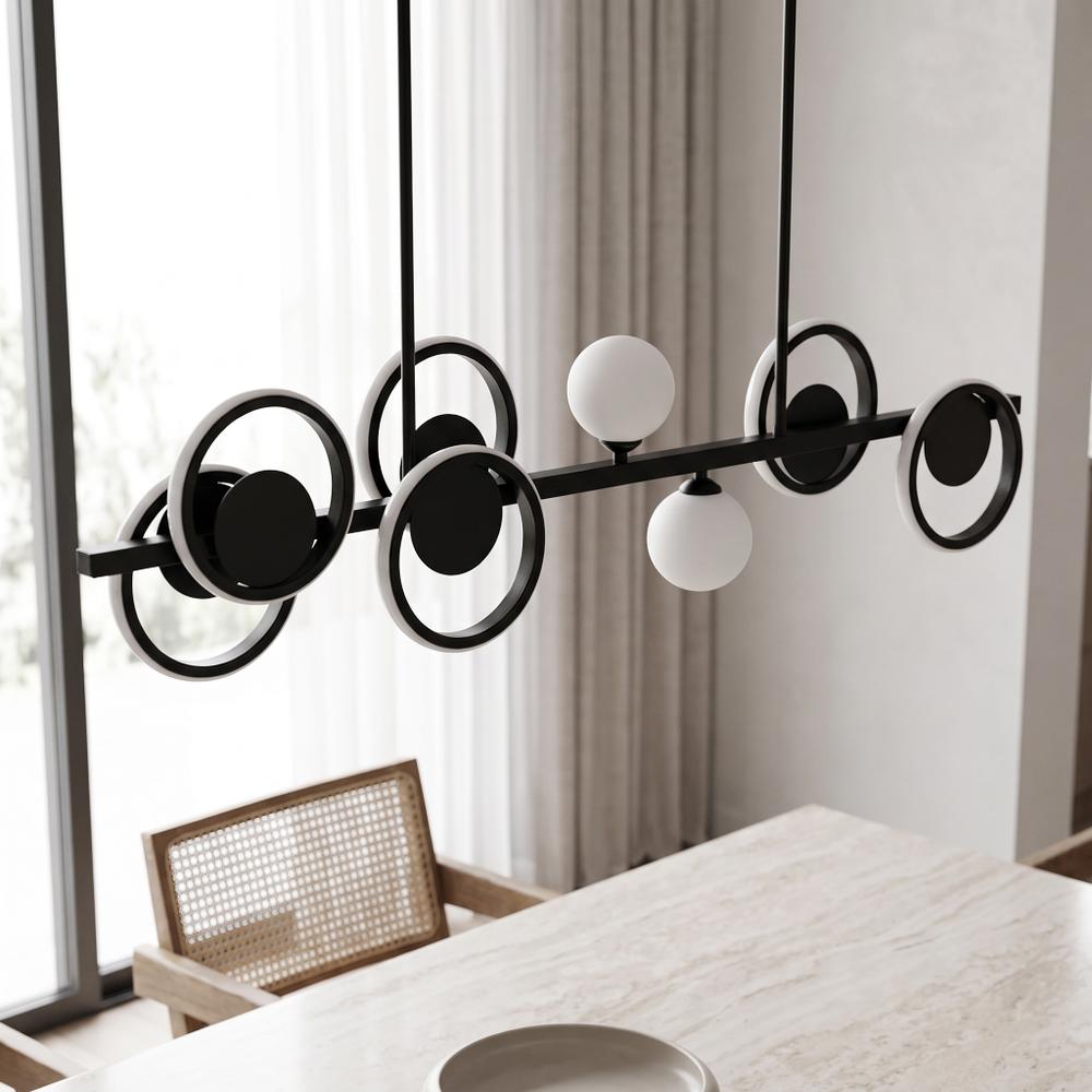 APP1199-CP Candeeiro de teto LED preto
