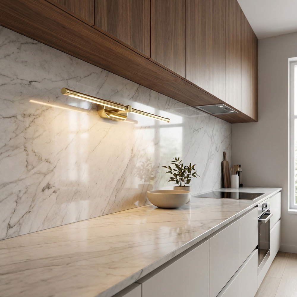 Badrum vägg LED-lampa APP1890-1W 60 cm GOLD