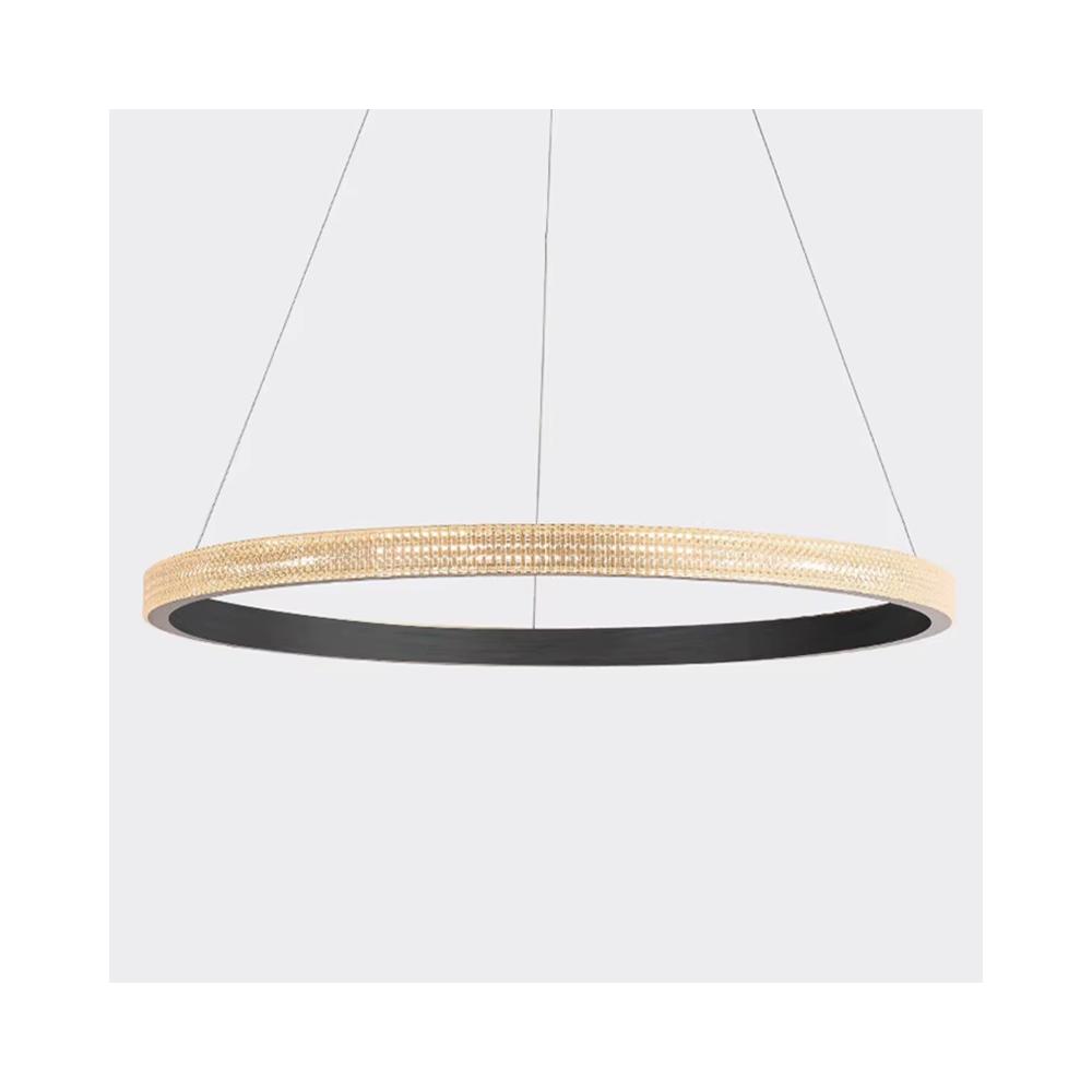 TAKLAMPA HÄNGANDE LED APP1512-CP Svart