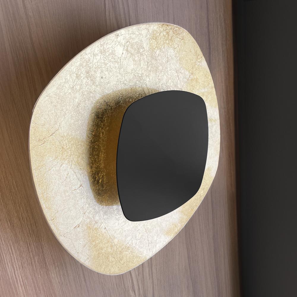 VÄGGLAMPA VÄGGLYKTA APP1270 SVART/GULD