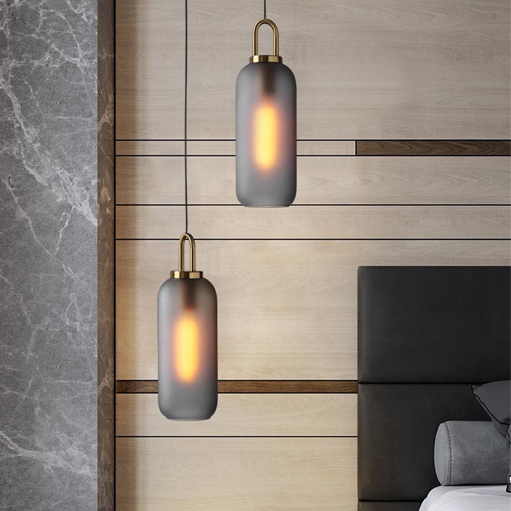 Glaspendellampa i takrör APP628-1CP