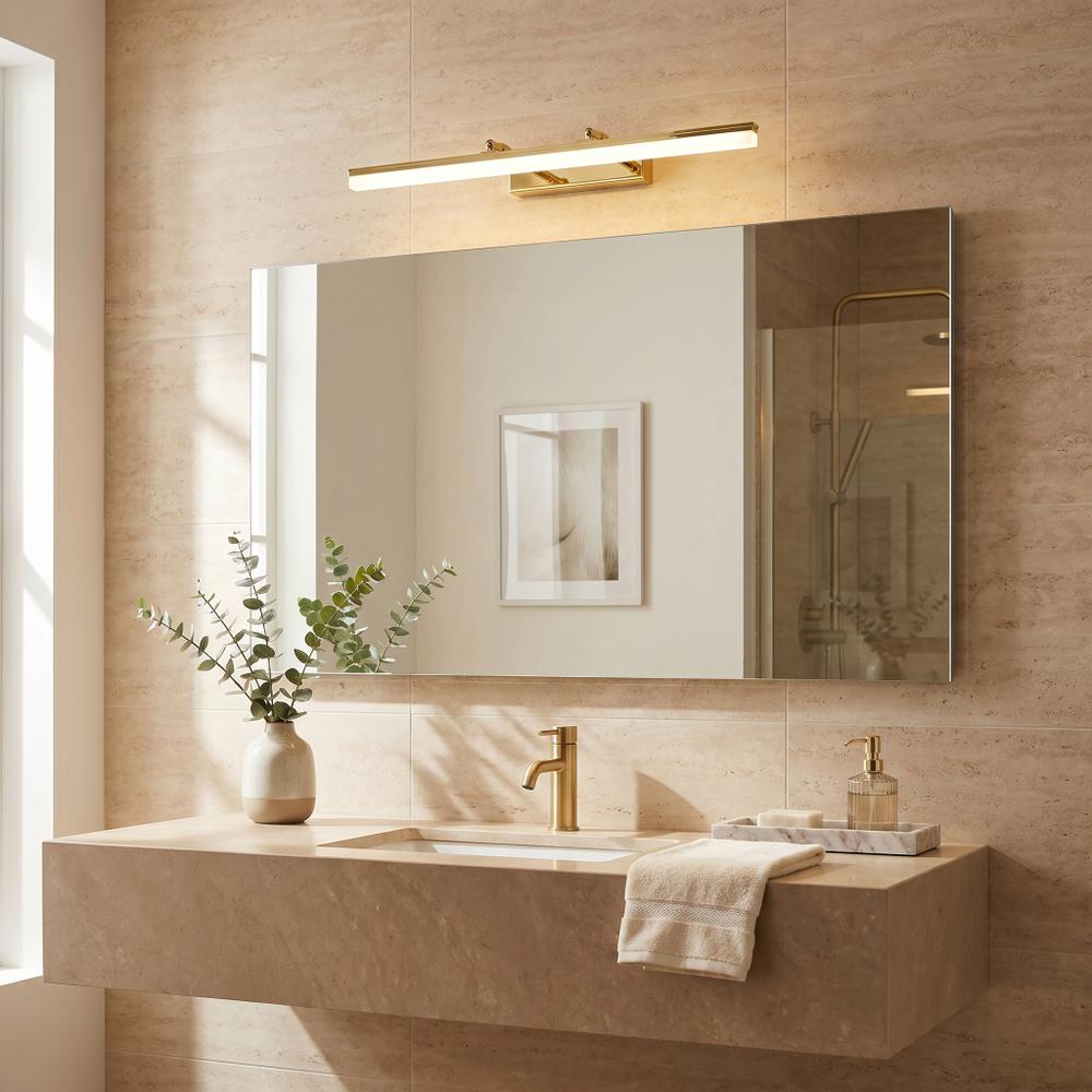 Badrum vägg LED-lampa APP1873-1W 60cm GOLD