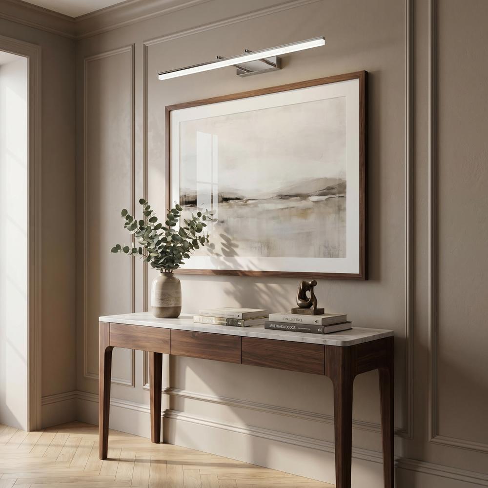 Badrum vägg LED-lampa APP1871-1W 80cm CHROME