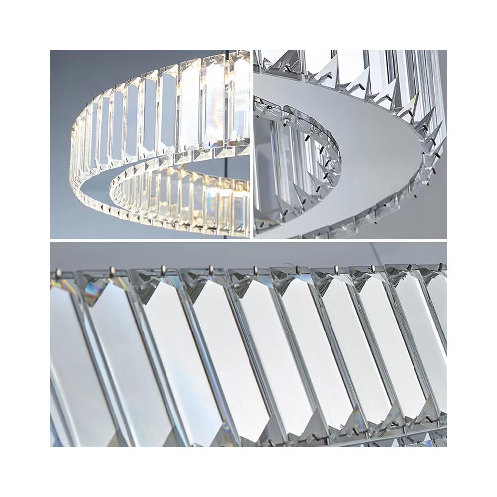 TAKPLAFOND HÄNGANDE LED APP1547-CP KROM