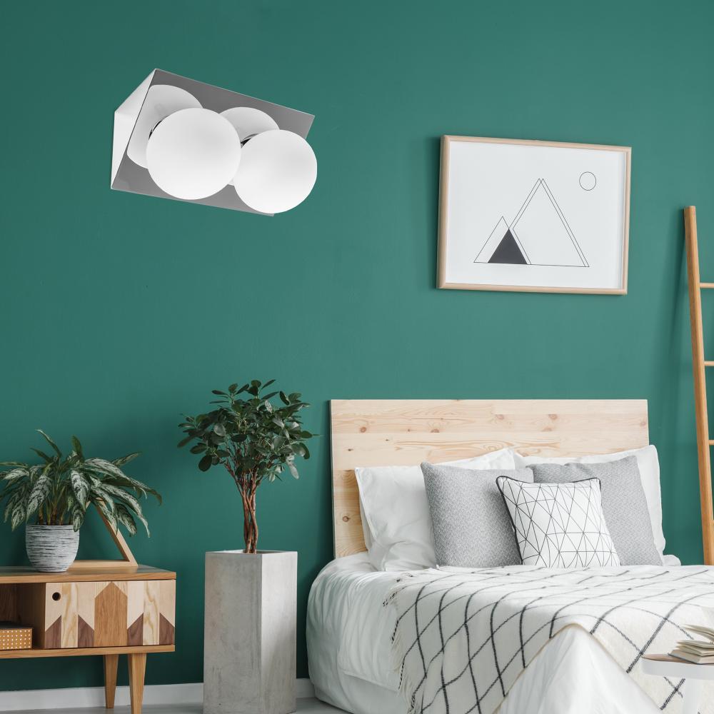 VÄGGLAMPA APPLIK APP1228-2W Krom
