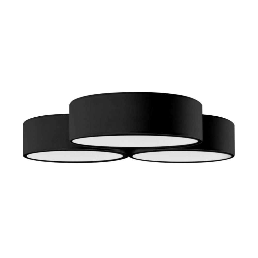Taklampa Plafond APP878-C Triple 3x40cm Svart