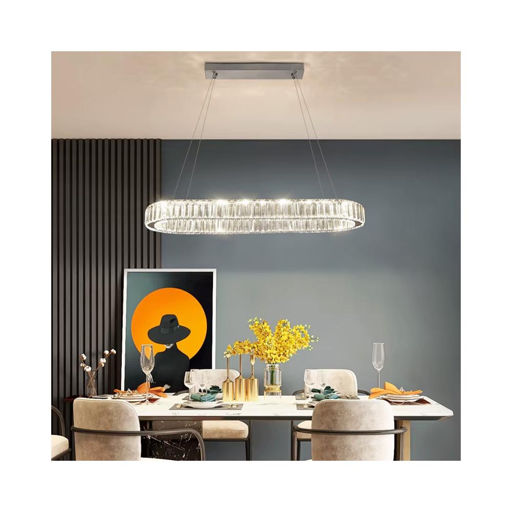 TAKPLAFOND HÄNGANDE LED APP1547-CP KROM