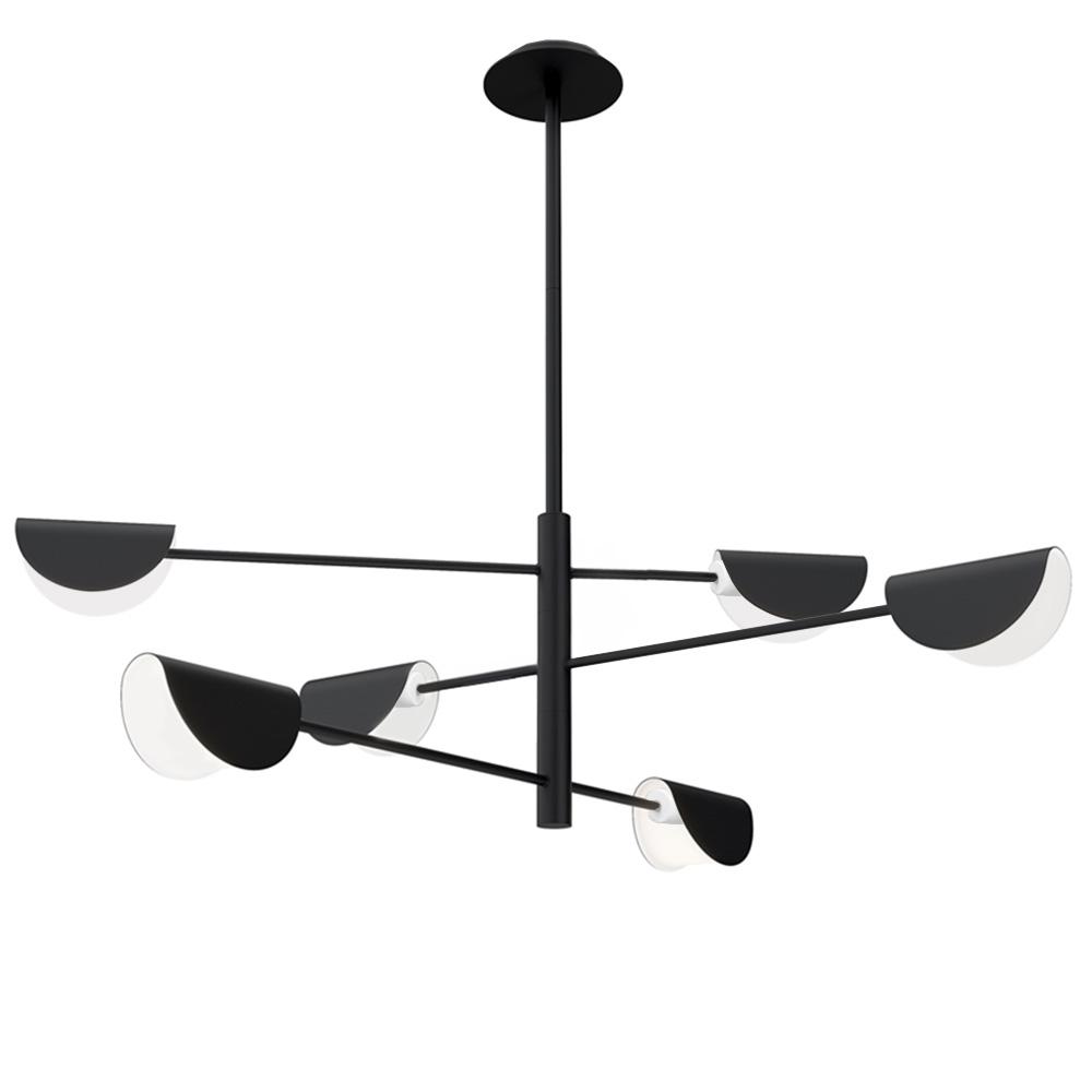 HÄNGENDE TAKLAMPA APP1261-6CP BLACK