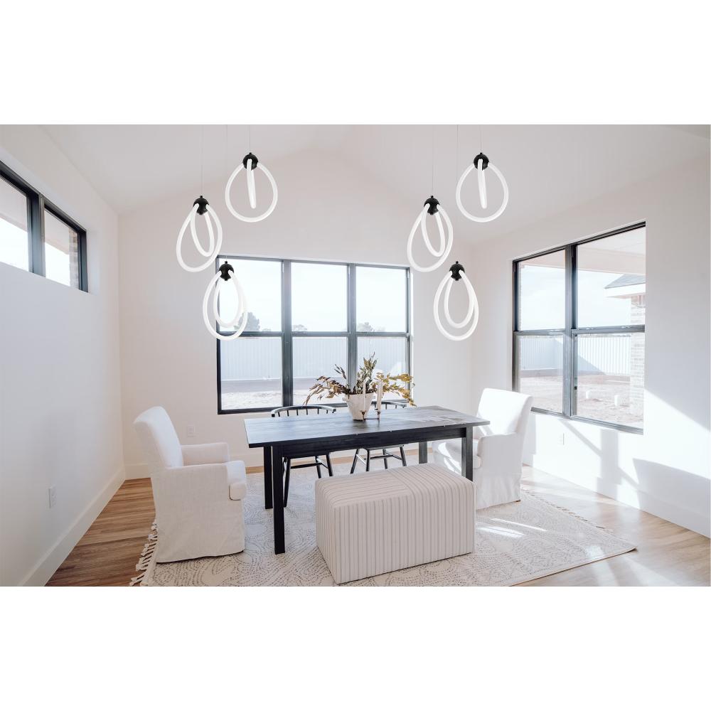 LED-PENDLARLAMPA G022-3CPR SVART