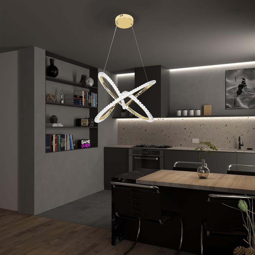 HÄNGLAMPA LED G035-CP GULD