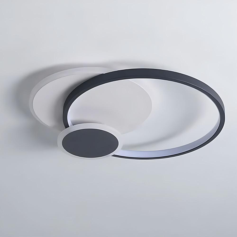 Taklampa APP1709-C LED-plafond Svart + fjärrkontroll