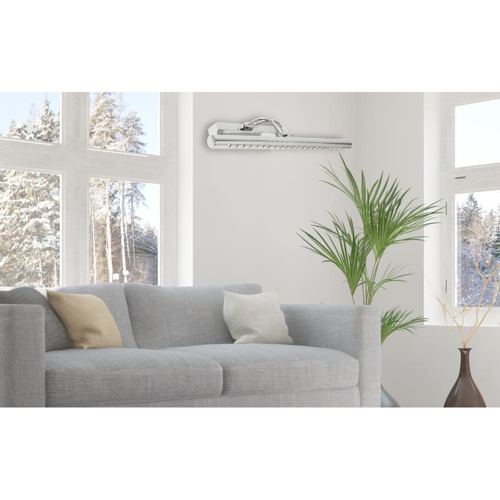 LAMPA VÄGGLAMPA BADRUM LED ÖVER SPEGEL 5W 40CM APP364-1W KROM