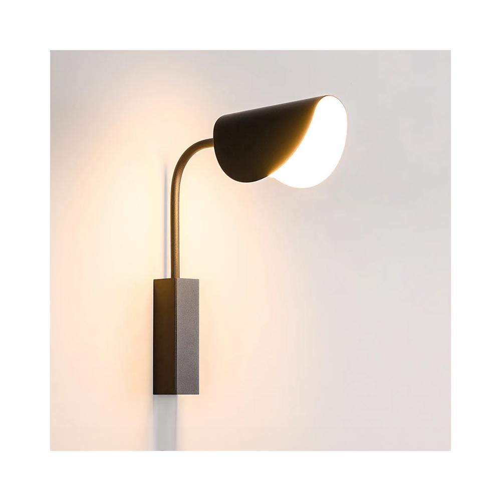 VÄGGLAMPA VÄGGLJUS APP1262-1W Svart