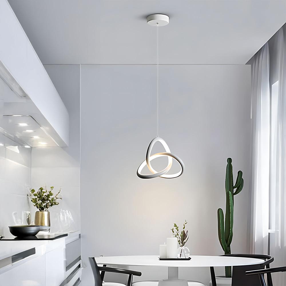 TAKLAMPA HÄNGANDE LED APP1783-CP VIT