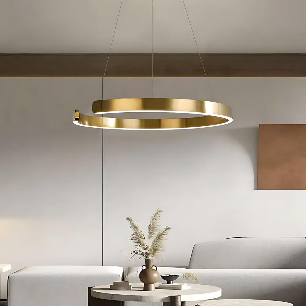 HÄNGLAMPA LED LHJ052-CP1 C BORSTAT GULD 40CM