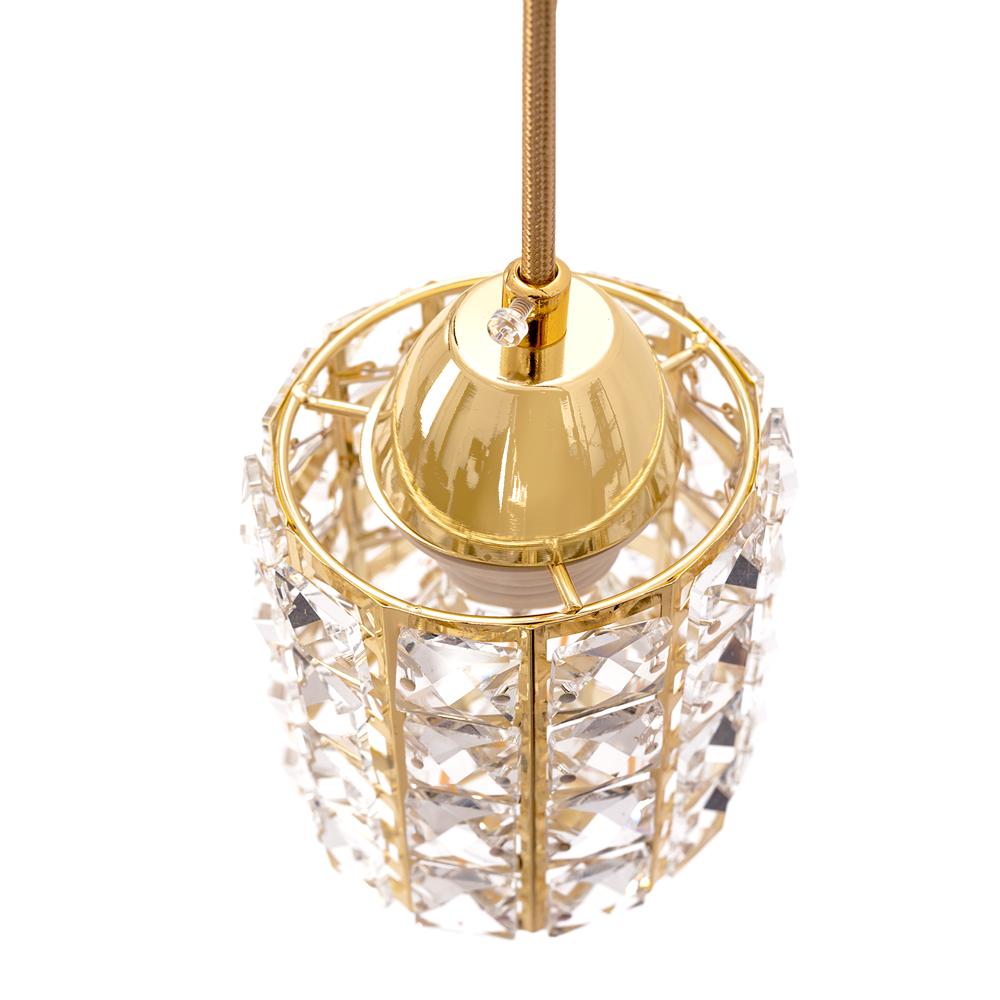Taklampa Kristall APP724-1CP Guld