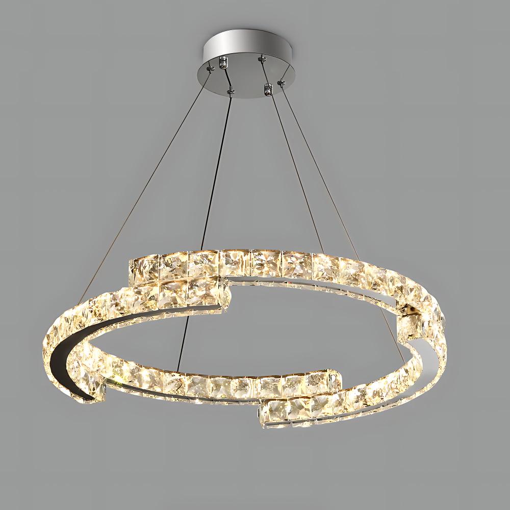 HÄNGANDE LED TAKLAMPA APP1770-CP KROM 60 cm