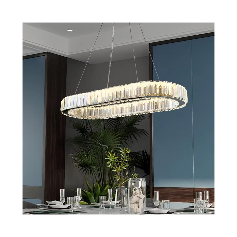 TAKPLAFOND HÄNGANDE LED APP1547-CP KROM