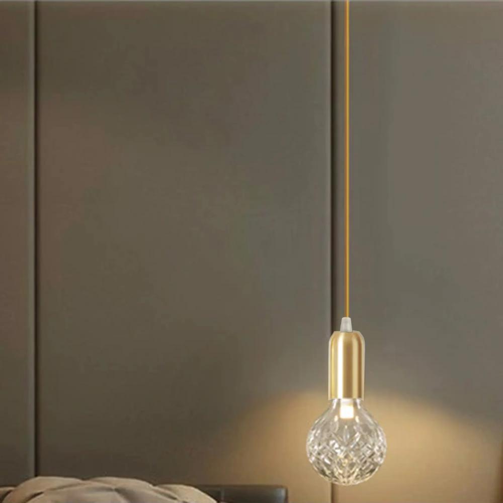 Hängande Taklampa Enkel Retro APP649-1CP Guld