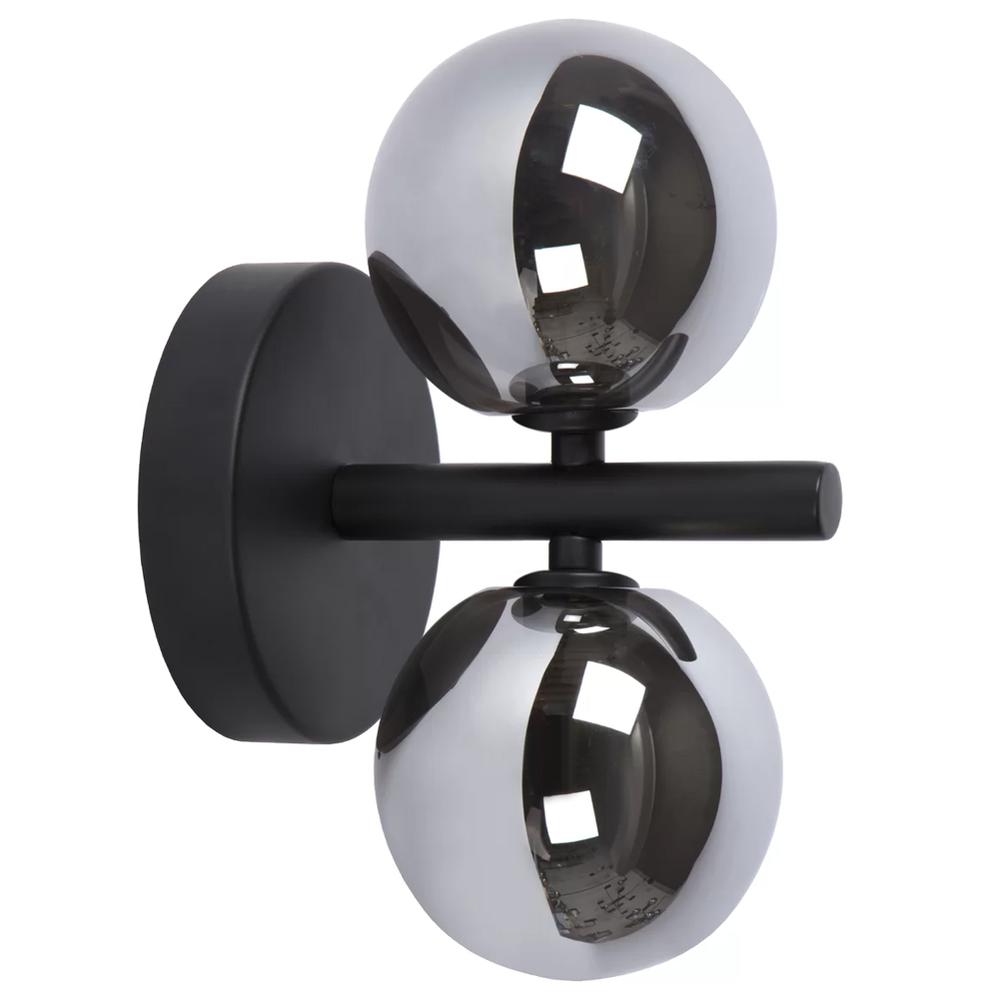 VÄGGLAMPA VÄGGLYKTA APP1162-2W Svart