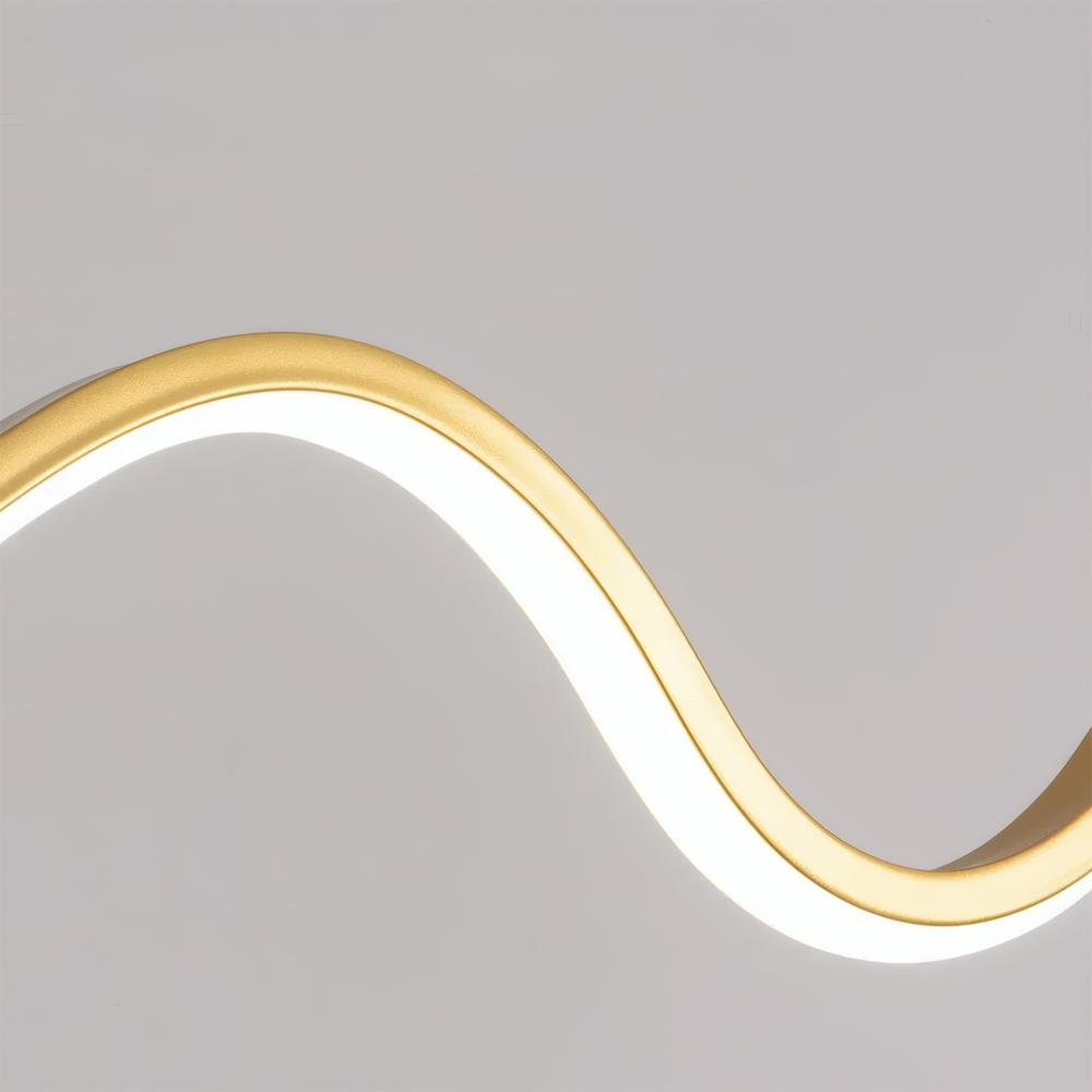 Hängande LED-lampa LHJ034-CP 120 cm Borstad Guld