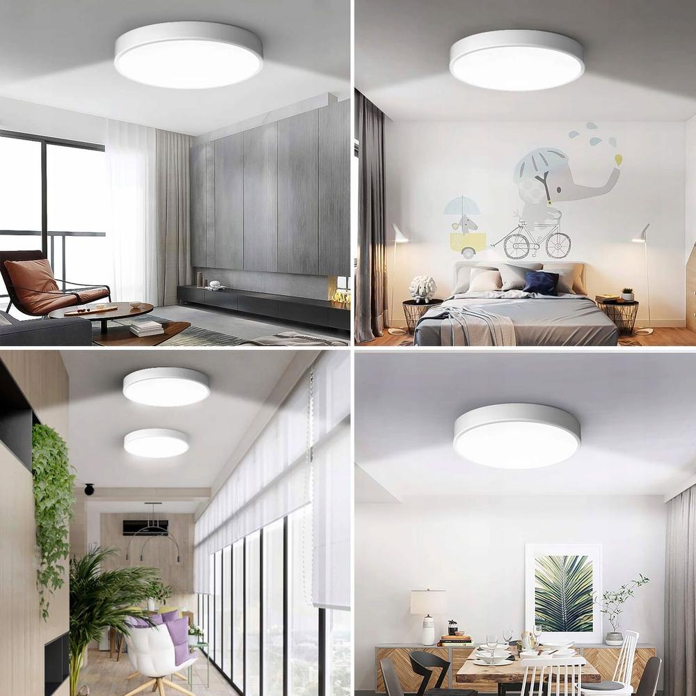 INFÄLLD RUND LED-PANEL VIT 42W