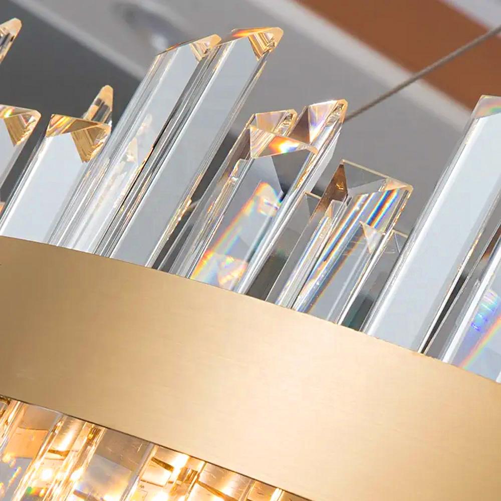 Kristalltaklampa APP1515-CP60 Guld