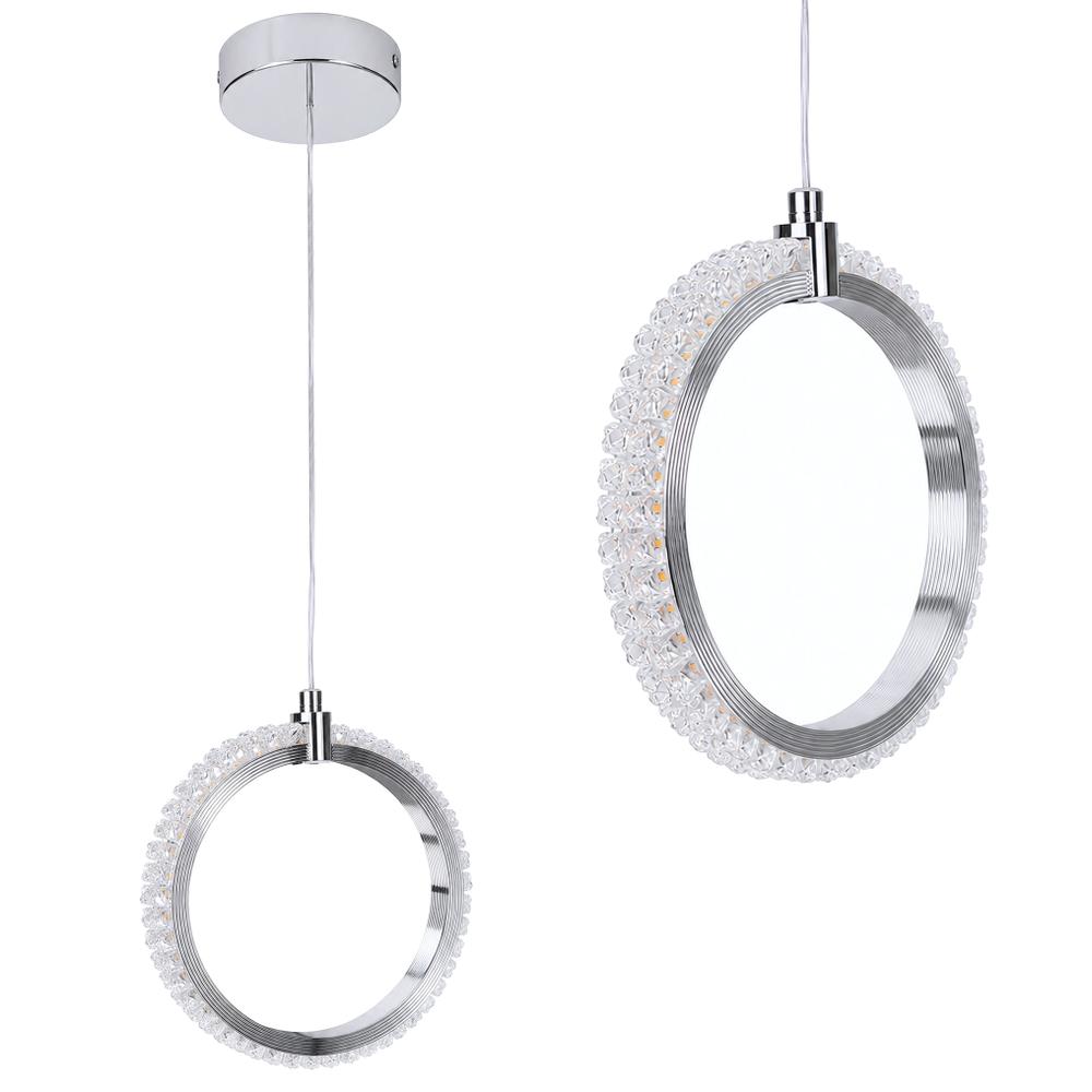 LED-pendellampa LHJ126-W Krom