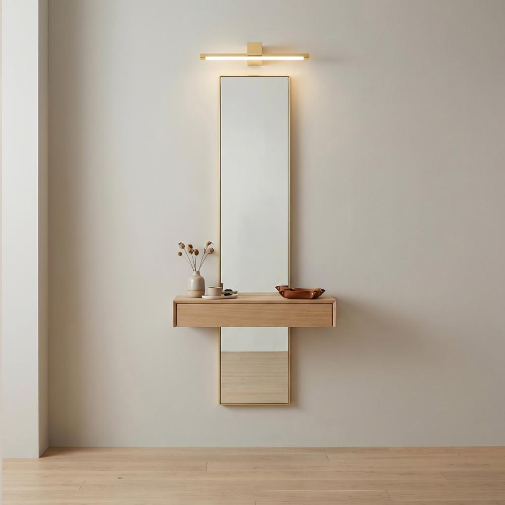 Badrum vägg LED-lampa SWE043-1W 40cm GOLD