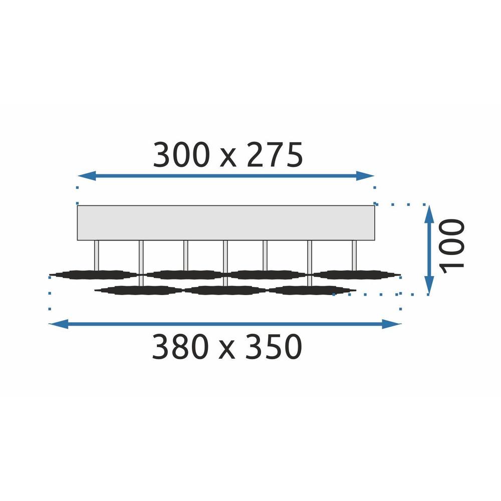 Kronformad LED-kristallplafond MS015-C Krom