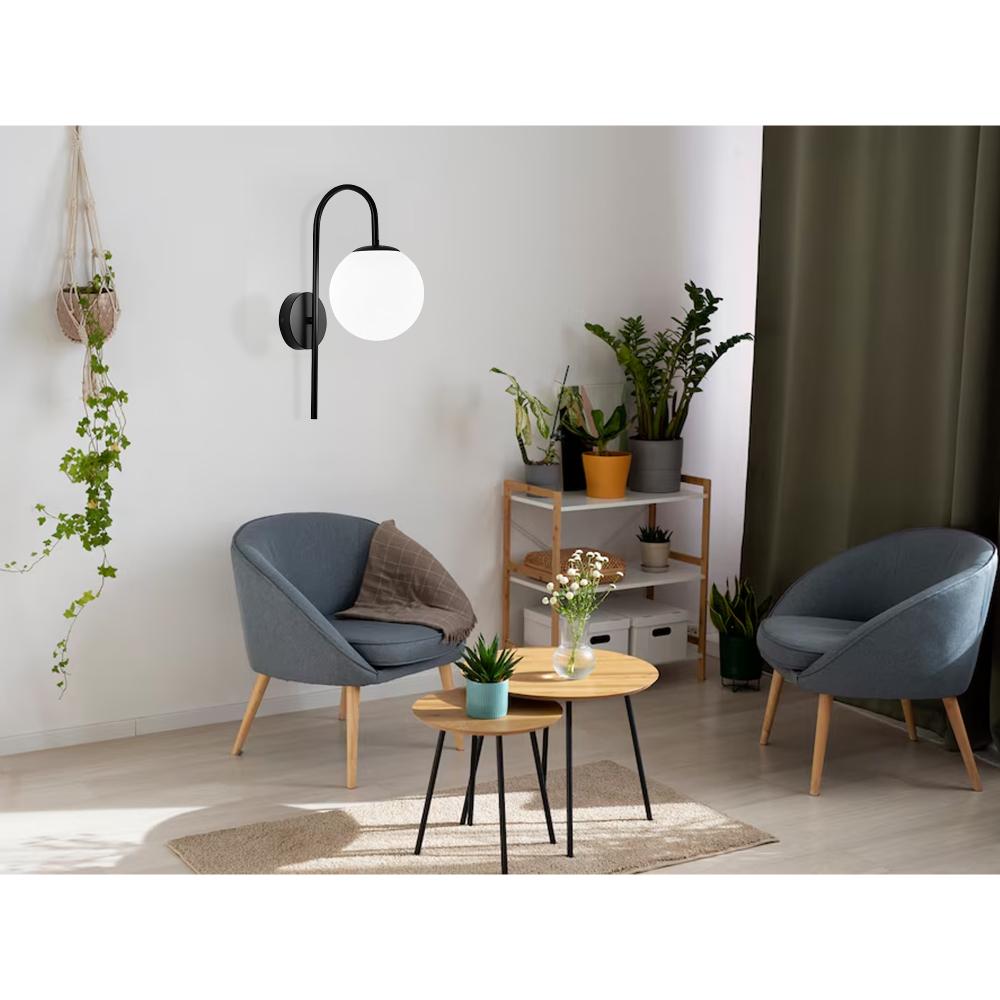 Vägglampa G090-1W Svart