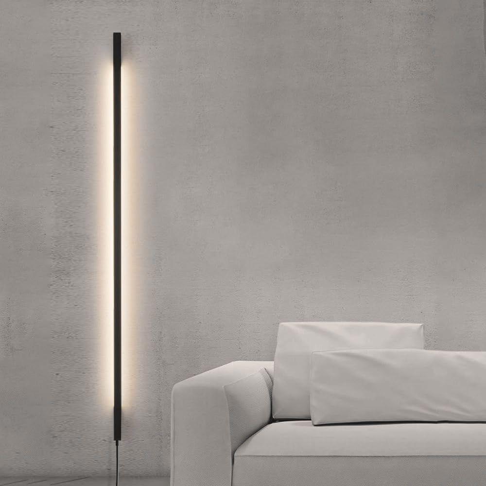 VÄGGLAMPA LED LHJ066-W 150 cm SVART