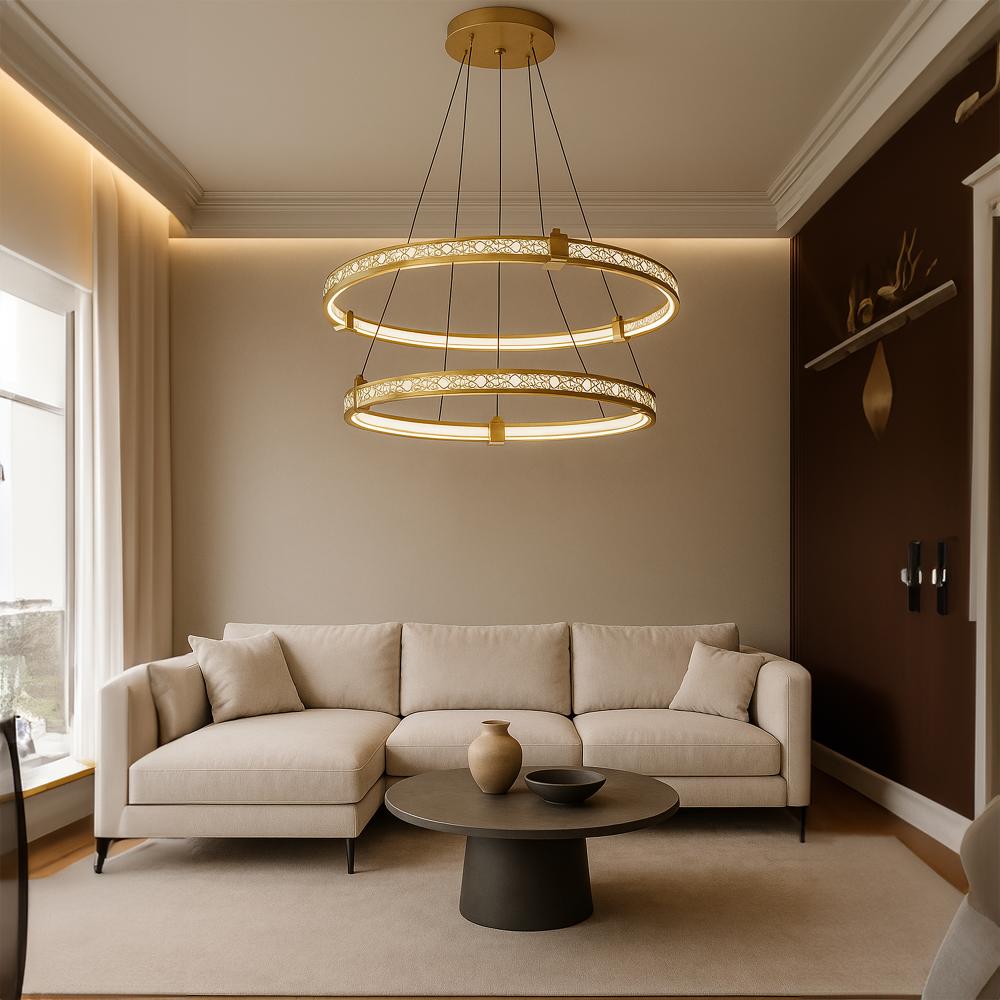HÄNGLAMPA LED LHJ037-CP2 GULD