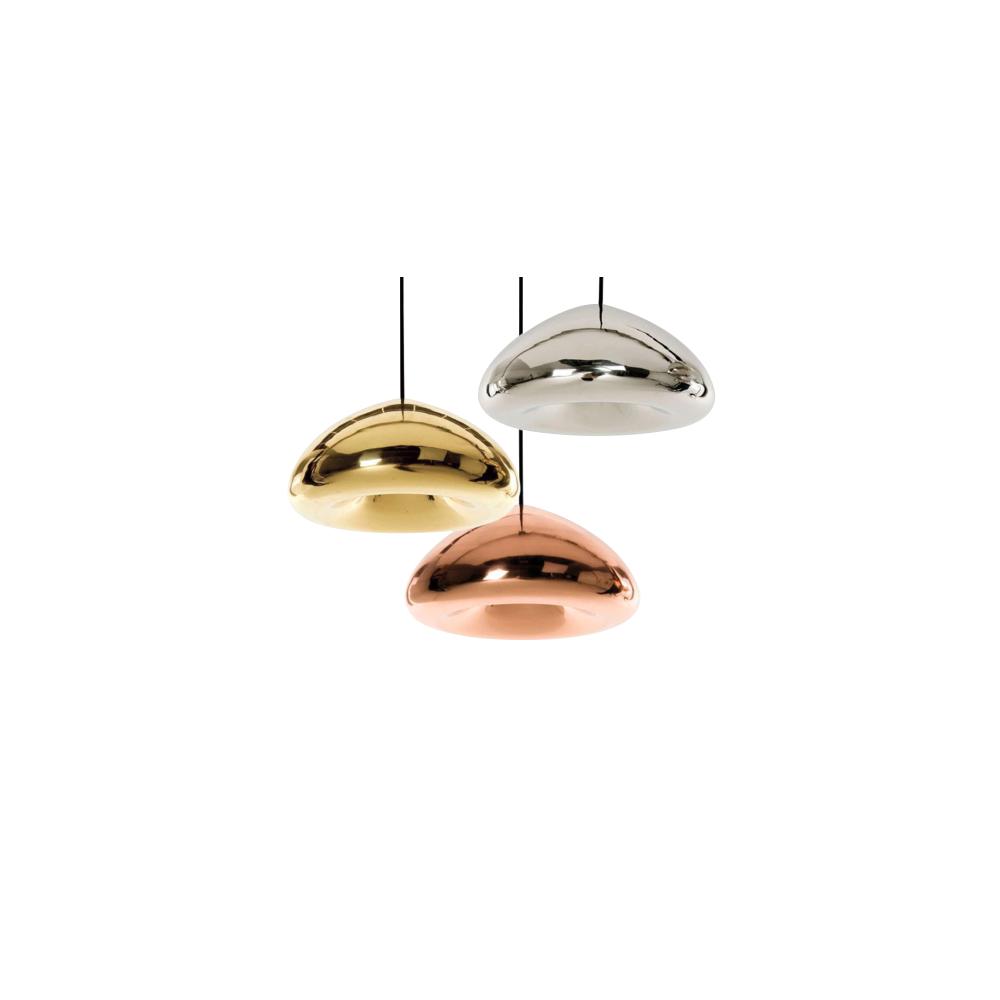 Taklampa i glas med spegeleffekt APP322-1CP SILVER
