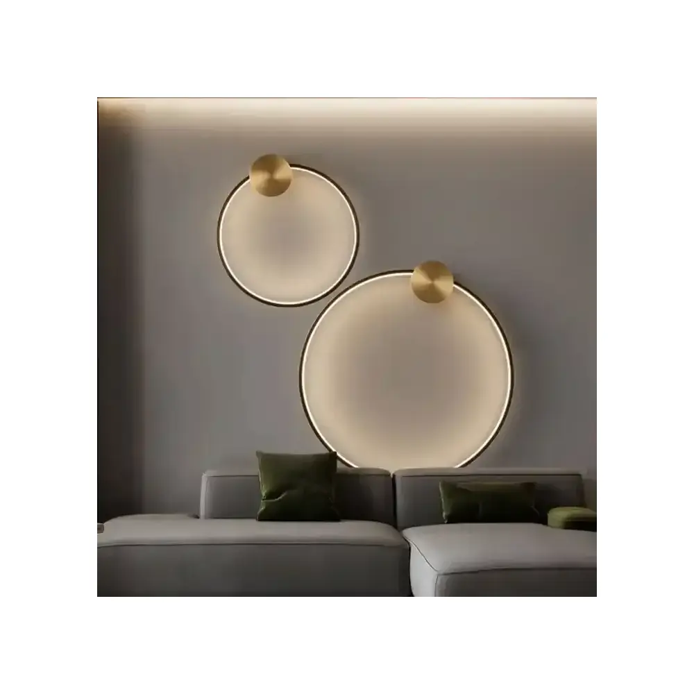 VÄGGLAMPA LED-VÄGGLAMPA APP1391-CW GAMMAL GULD 50 cm