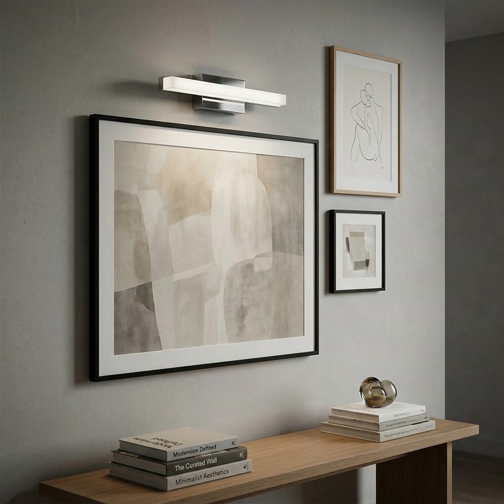 BADRUMSVÄGGLAMPA LED 42CM APP1845-1W CHROM