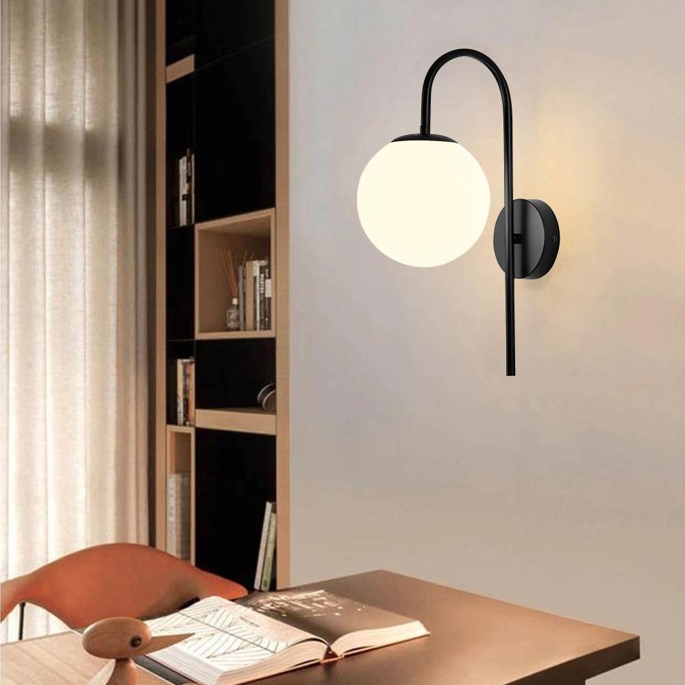 Vägglampa G090-1W Svart