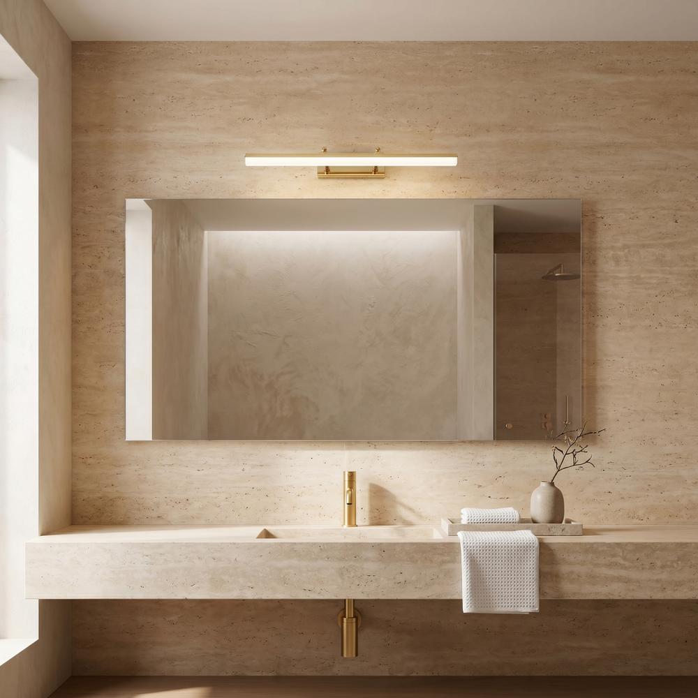 Badrum vägg LED-lampa APP1873-1W 60cm GOLD