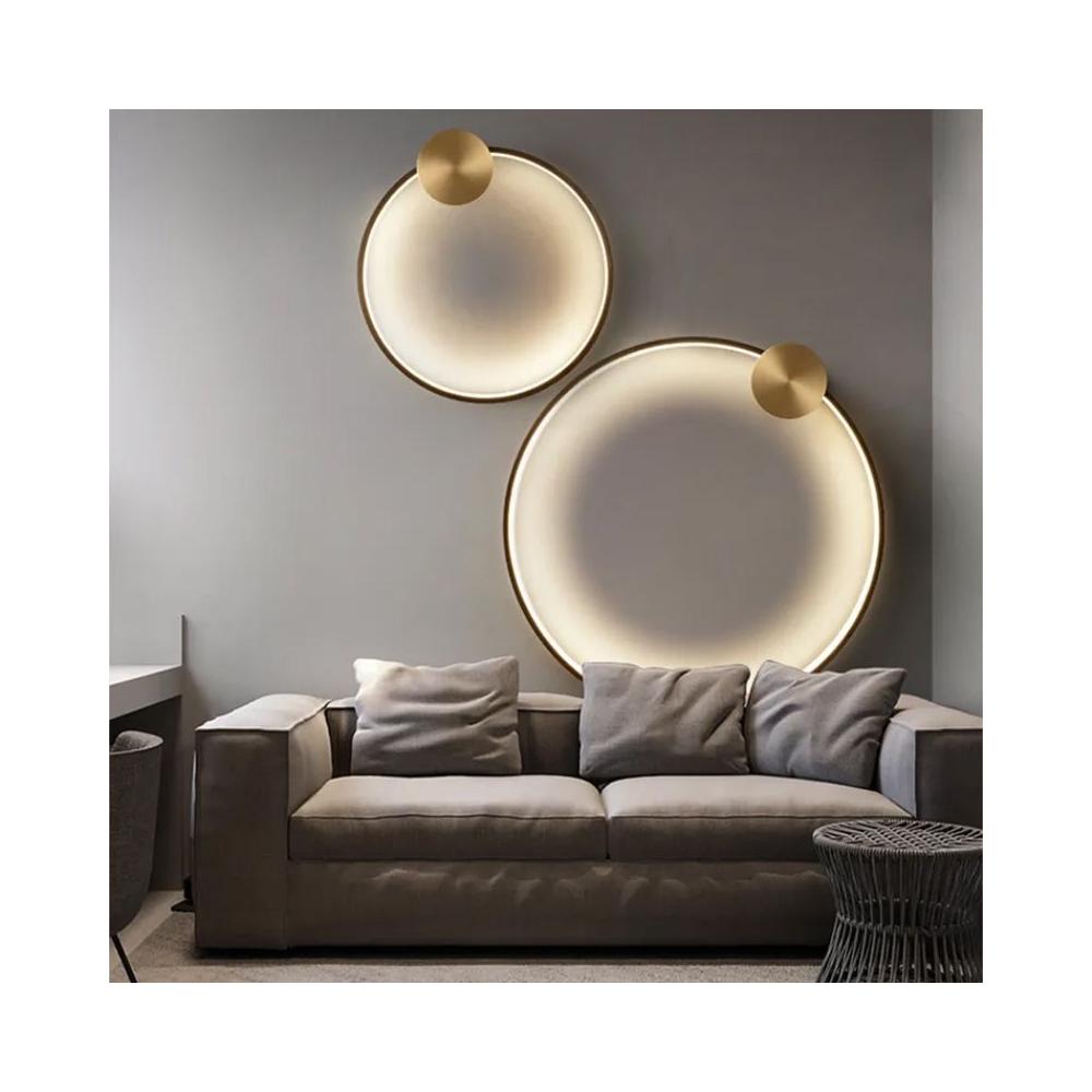 VÄGGLAMPA LED-VÄGGLAMPA APP1391-CW GAMMAL GULD 50 cm