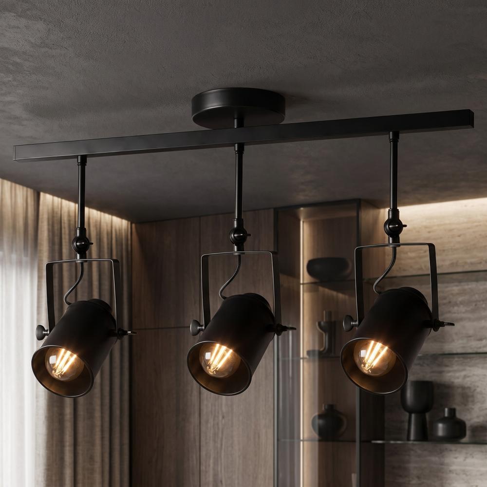 Taklampa spotlight APP487-3C Black