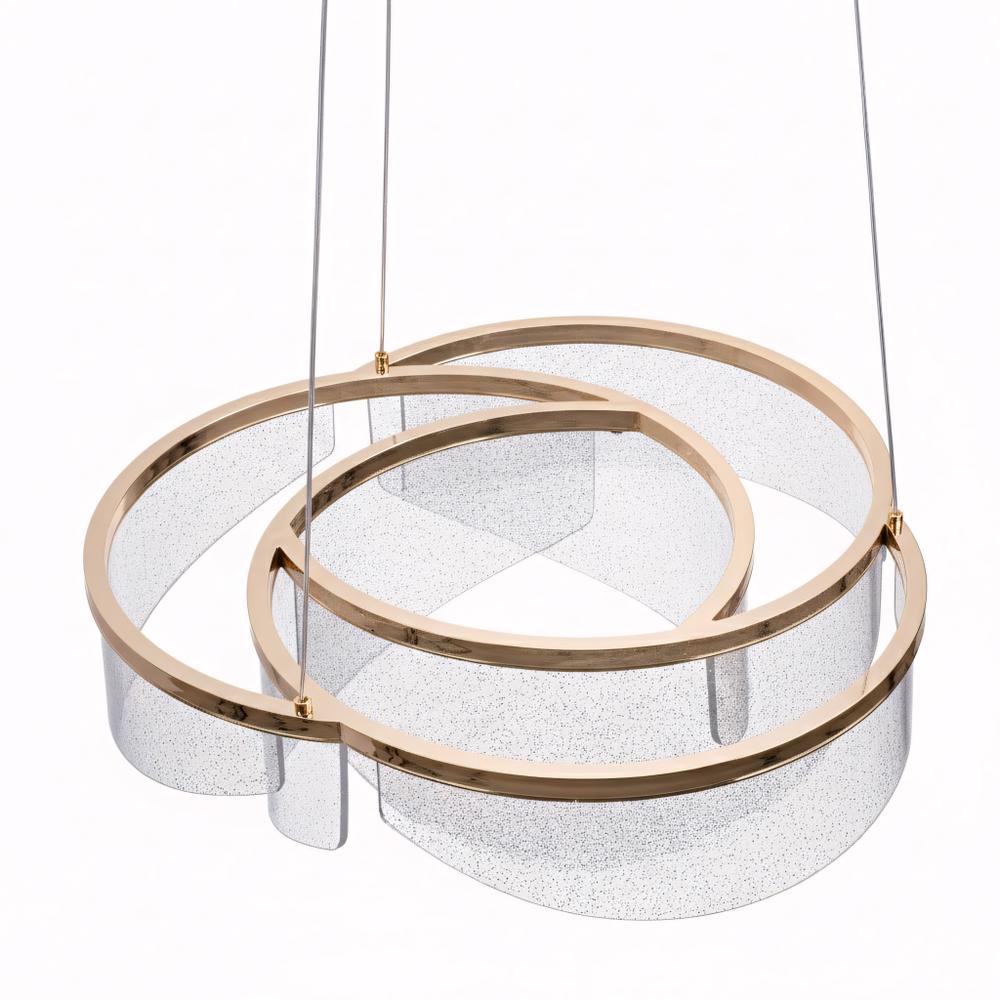 LED taklampa hängande G138-CP 50 cm Guld