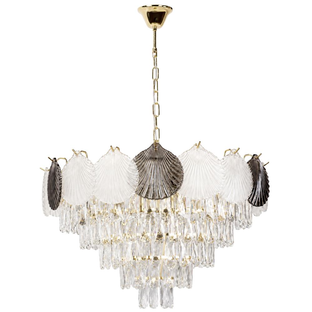 Kristall-pendellampa SWE084-CP 60cm GOLD