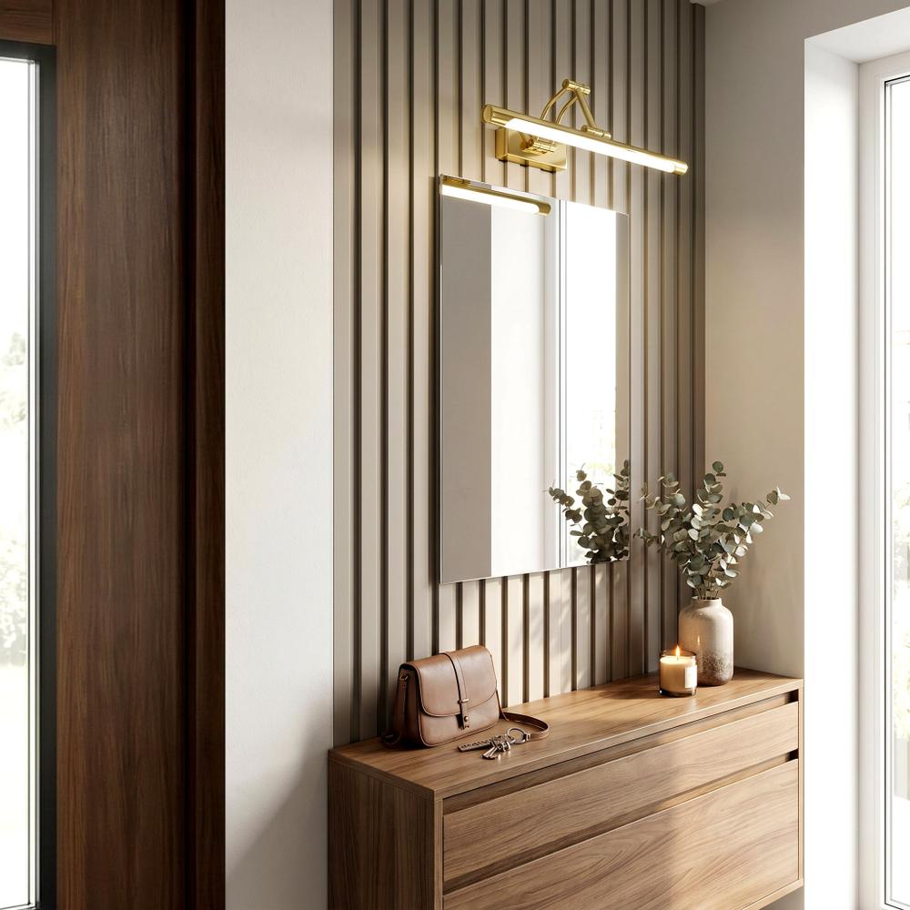 Badrum vägg LED-lampa SWE019-1W Gold