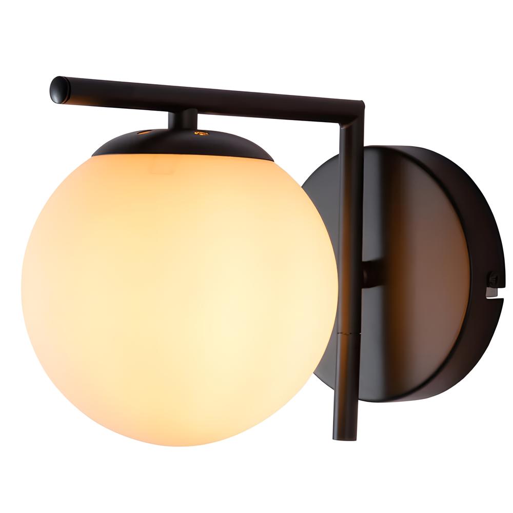 Vägglampa G101-1W Svart Vit